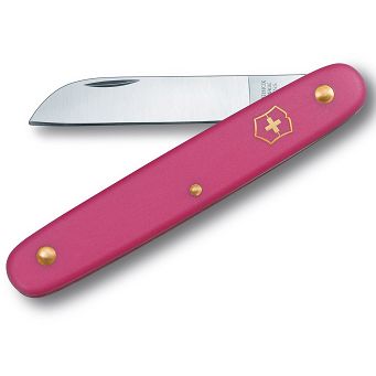 Gardening Knife With Nylon Handle, Manufacturer : Victorinox, Color : Pink