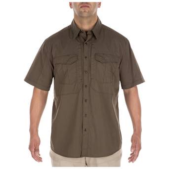 Men's Shirt, Manufacturer : 5.11, Model : Stryke Short Sleeve Shirt, Color : Tundra