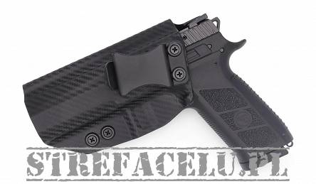 IWB Holster, Compatibility : CZ P-09, Manufacturer : Concealment Express, Material : Kydex, For Persons : Left Handed, Finish : Carbon