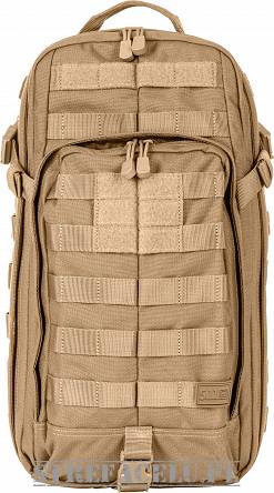 Shoulder Backpack, Manufacturer : 5.11, Model : Rush Moab 10 Sling Pack 18L, Color : Kangaroo