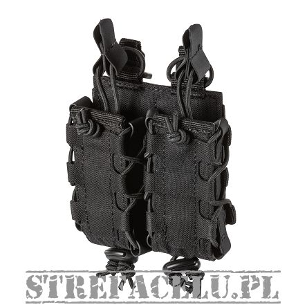 Pouch for 2 Pistol Magazines, Manufacturer : 5.11, Model : Flex Double Pistol Mag Multi Pouch, Color : Black