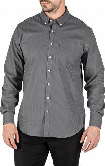 Men's Long Sleeve Shirt, Manufacturer : 5.11, Model : Alpha Flex, Color : Volcanic Check