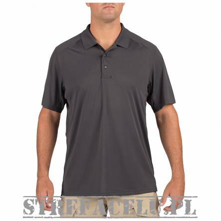 Men's Polo, Manufacturer : 5 11, Model : Helios Short Sleeve Polo, Color : Charcoal