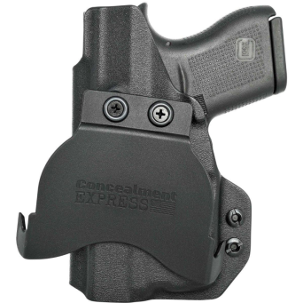 OWB Holster, Compatibility : Glock 43/43X with TLR-6, Manufacturer : Concealment Express, Material : Kydex, For Persons : Right Handed, Color : Black