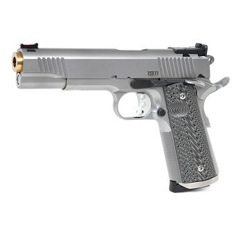 Pistol by Bul, Model : 1911 Classic Trophy, Discipline : IPSC, Color : Silver/Gold, Caliber : 9mm