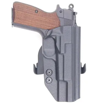 Outside holster right for Springfield SA-35 FS pistol, RH OWB kydex, color: black