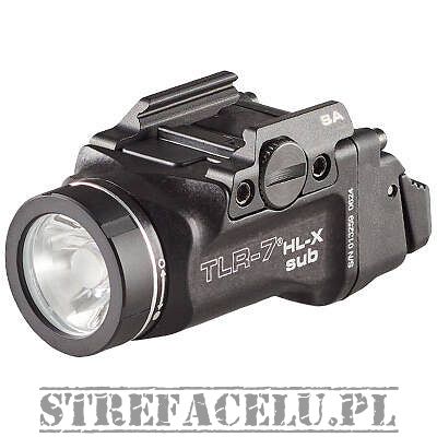 Streamlight TLR-7 HL-X Sub Pistol Flashlight with 1913 Rail (L-69505)