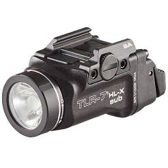 Streamlight TLR-7 HL-X Sub Pistol Flashlight with 1913 Rail (L-69505)