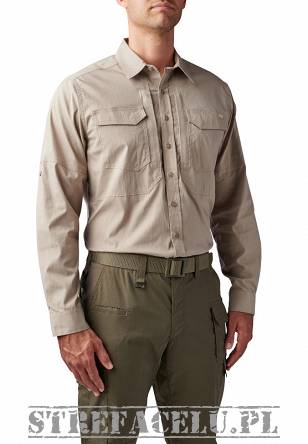 Men's Shirt, Manufacturer : 5.11, Model : ABR Pro Long Sleeve Shirt, Color : Khaki