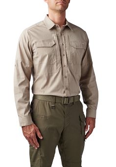 Men's Shirt, Manufacturer : 5.11, Model : ABR Pro Long Sleeve Shirt, Color : Khaki