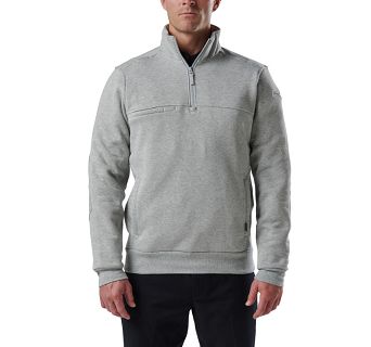 Shirt, Manufacturer : 5.11, Model : Job Shirt 1/4 ZIP 2.0, Color : Heather Grey