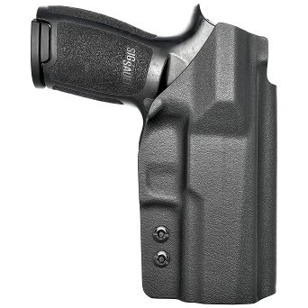 IWB Holster, Compatibility : Sig Sauer P320 Compact/Carry, Manufacturer : Concealment Express, Material : Kydex, For Persons : Left Handed, Color : Black