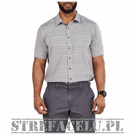 Men's Shirt, Manufacturer : 5.11, Model : Ellis Short Sleeve Shirt, Color : Steam