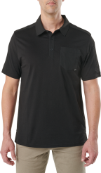 Men's Polo, Manufacturer : 5.11, Model : Axis Short Sleeve Polo, Color : Black