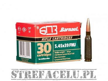Cartridges, Manufacturer : Barnaul, Caliber : Caliber : 5,45x39