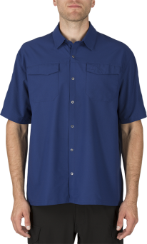 Men's Shirt, Manufacturer : 5.11, Model : Freedom Flex Short Sleeve Shirt, Color : Olympian