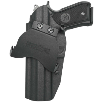 OWB Holster, Compatibility : Beretta 92FS, Manufacturer : Concealment Express, Material : Kydex, For Persons : Right Handed, Color : Black