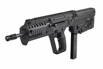 IWI Rifle, Model : Tavor X95, Design : Bullpup, Barrel Length : 17 inches, Color : Black, Caliber : 9 mm Parabellum