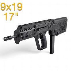 IWI Rifle, Model : Tavor X95, Design : Bullpup, Barrel Length : 17 inches, Color : Black, Caliber : 9 mm Parabellum