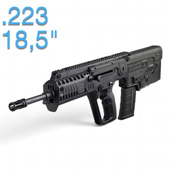 IWI Rifle, Model : Tavor X95, Design : Bullpup, Barrel Length : 18.5 inches, Color : Black, Caliber:. 5.56x45mm / .223 Rem