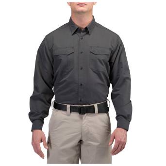 Men's Shirt, Manufacturer : 5.11, Model : Fast-Tac Long Sleeve Shirt, Color : Charcoal
