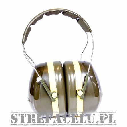 3M Peltor Bull`s Eye III green headphones - passive hearing protector green