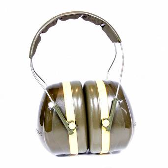 3M Peltor Bull`s Eye III green headphones - passive hearing protector green
