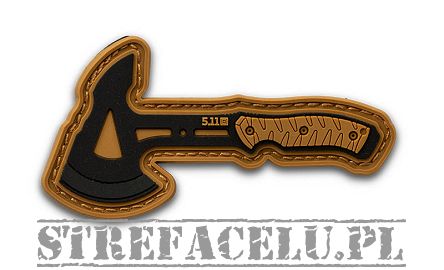 Patch, Manufacturer : 5.11, Model : Mission Axe Patch, Color : Tan