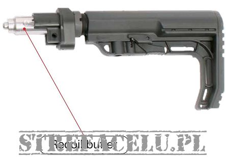 Adapter B&T w komplecie z kolbą MFT ze sprężyną odrzutu i amortyzatorem hydraulicznym, BT-500038