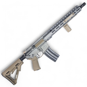 Karabinek AR-15 SOLGW x Sage Dynamics V3 HUX lufa 13.7" Grey Cerakote, kal. 5,56x45mm / .223REM