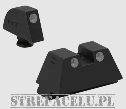 Przyrządy trytowe Suppressor do pistoletu Glock 17/19/22/23/31/32/33/34/35/36/37/38/39 Meprolight ML-10224SUP Tru-Dot