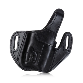 Kabura skórzana OWB do Sig Sauer P320 AXG Scorpion z latarką Foxtrot 2/2R, RH, kolor: Czarny