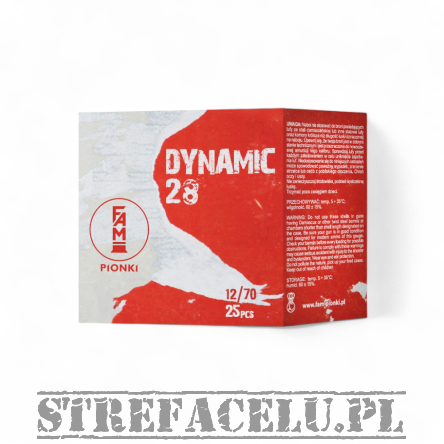 Amunicja śrutowa Dynamic 28g  4-3,00 mm // 12/70 - FAM PIONKI