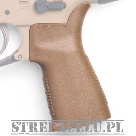 Pistol Grip for AR - REPTILIA CQG Grip - FDE
