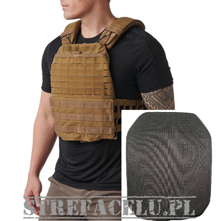 5.11 TACTEC PLATE CARRIER + 2x Level IV Protection Group Denmark Ballistic  Plates TargetZone