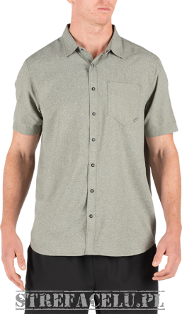 Men's Shirt, Manufacturer : 5.11, Model : Evolution Short Sleeve Shirt, Color : Sage Green Heather