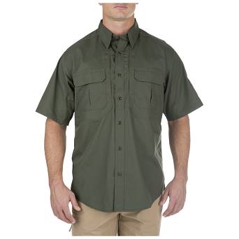 Men's Shirt, Manufacturer : 5.11, Model : Taclite Pro Short Sleeve Shirt, Color : TDU Green