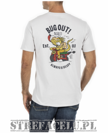 Men's T-shirt, Manufacturer : 5.11, Model : Bug Out SS Tee, Color : Steam