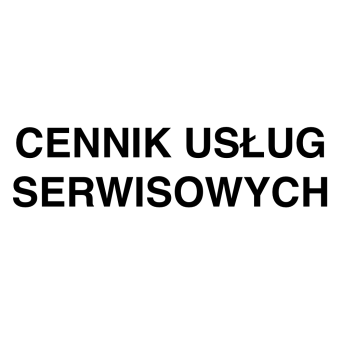 Usługi serwisowe - Łomianki