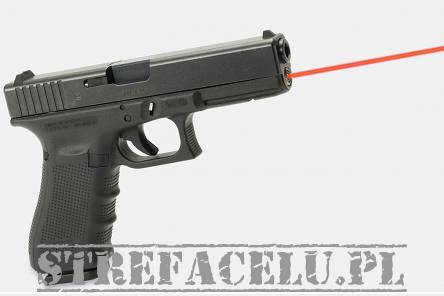 Laser pointer in guide rod , for the Glock 17,22,31,37 Gen1-3 - Red - Lasermax LMS-G4-17