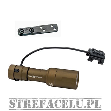 REIN 3.0 Micro Flashlight, Manufacturer : Cloud Defense, Color : FDE