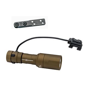 REIN 3.0 Micro Flashlight, Manufacturer : Cloud Defense, Color : FDE