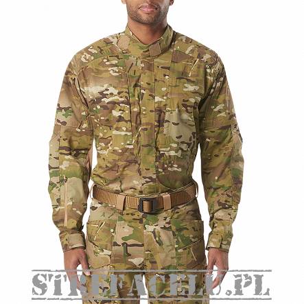 Men's Shirt, Manufacturer: 5.11, Model: Xprt Multicam Tactical Shirt, Camouflage: Multicam