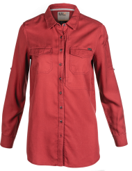 Women's Shirt, Manufacturer : 5.11, Model : Nikita Long Sleeve Shirt, Color : Cabernet