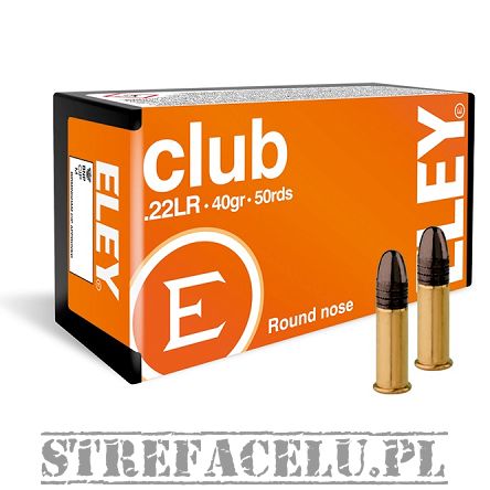 Nabój sportowy ELEY Club // .22LR