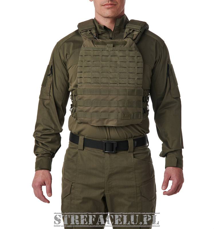 Army green tactical vest plate carrier