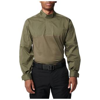 Men's Shirt, Manufacturer : 5.11, Model : Stryke Tdu Rapid Long Sleeve Shirt, Color : Ranger Green