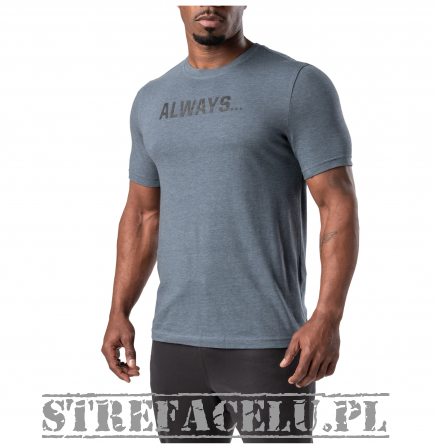 Men's T-Shirt, Manufacturer : 5.11, Model : PT-R Always Tee, Color : Turbulence Heather