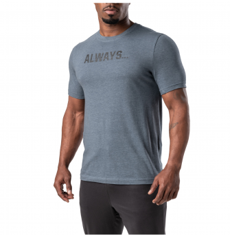 Men's T-Shirt, Manufacturer : 5.11, Model : PT-R Always Tee, Color : Turbulence Heather