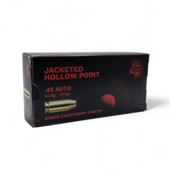 JHP 14.9G // .45 AUTO ammunition, Manufacturer : Geco 